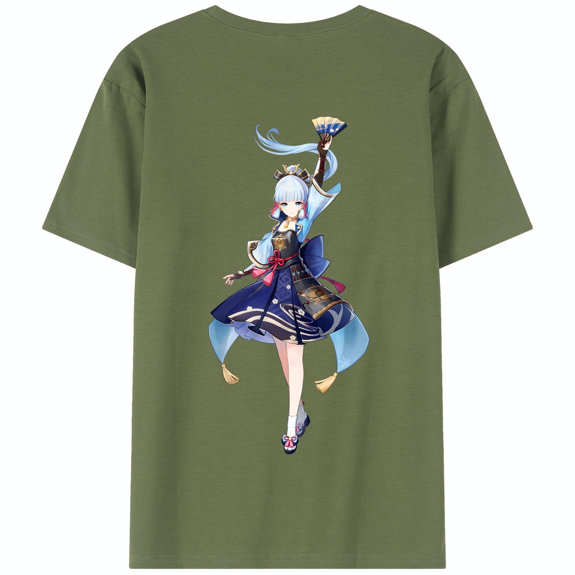 げんし神 神里綾華 神宮寺レン genshin Kamimiya Ren 綿100％半袖Tシャツ（背面プリント）